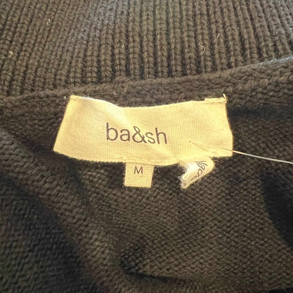 Ba&sh Medee Turtleneck Sweater Dress in Black (M/2) - Picture 10 of 13